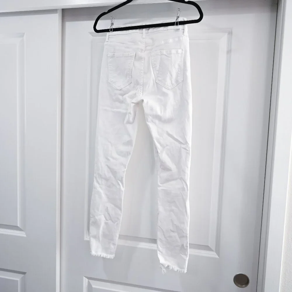 MOTHER Size 25 High Waisted Looker Ankle Fray in Fairest of Them All - Picture 10 of 13